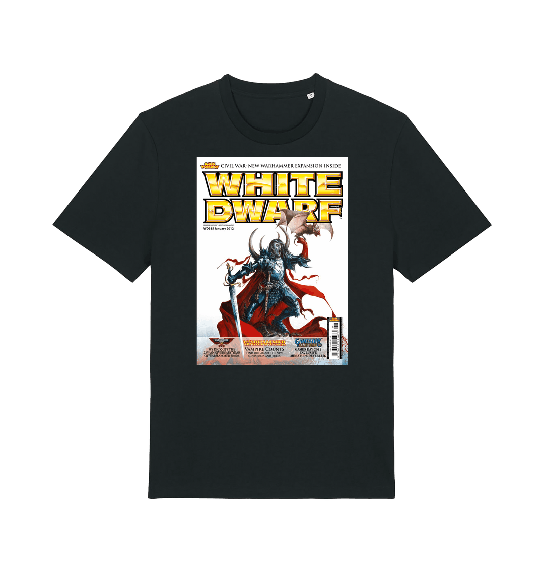 Black Printed T-shirt Front